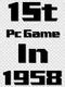 1St PC Game In 1958