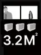 3.2m2