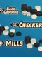 3in1 Game Collection: Backgammon + Checkers + Mills