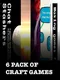 6 Pack of Craft Games