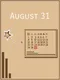August 31