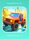 Highway Getaway: ZigZag Blocky Car