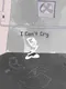 I Can't Cry.