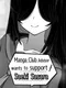 Manga Club Advisor wants to support Saeki Sasara