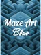 Maze Art: Blue