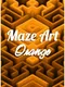 Maze Art: Orange