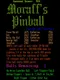 Moraff's Pinball