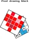 Pixel drawing block