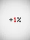 +1%
