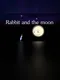 Rabbit and the moon
