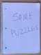 Some Puzzles