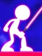 Stickman War Lightsaber Games