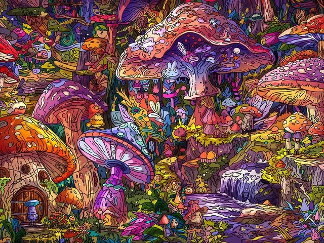 100 Mushroom Cats