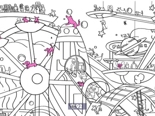 101 Cute Playland Dogs: Find & Paint