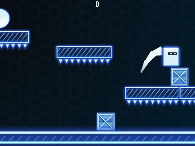 2D Neon Cube
