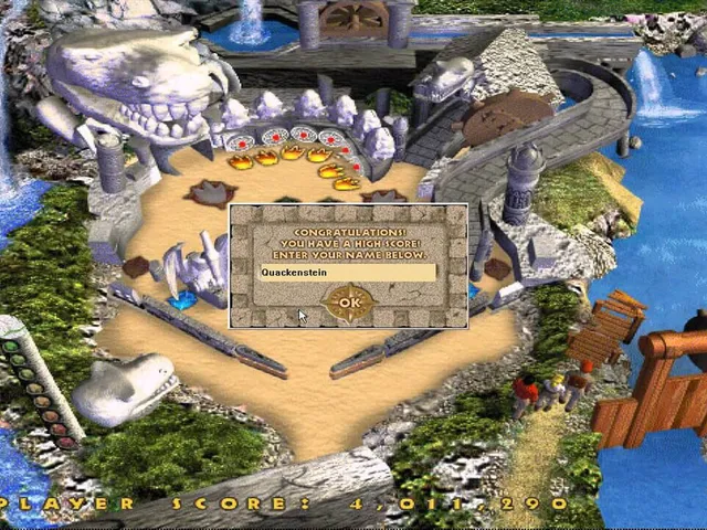 3-D Ultra Pinball: The Lost Continent