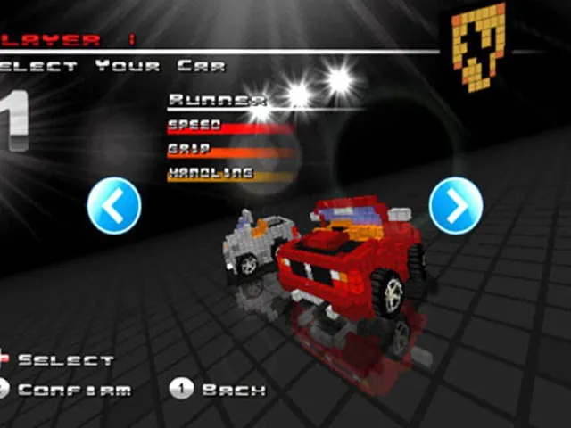 3D Pixel Racing