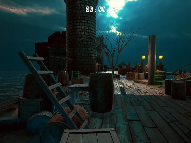 3D Puzzle: Old Sea Port