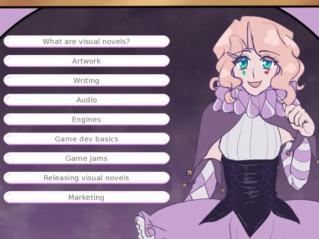 A Clown Girl Teaches You How To Make Visual Novels