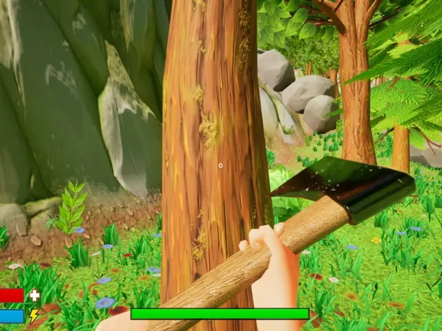 A Game About Cutting A Tree