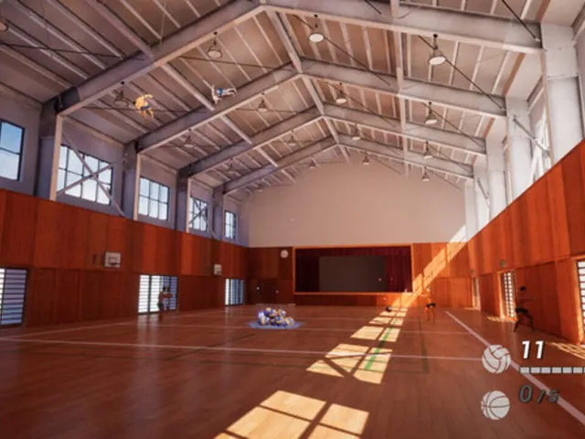 A Game That Saves the Muscles Caught in the Ceiling of the Gymnasium