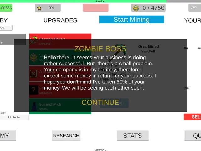 A Mining Game