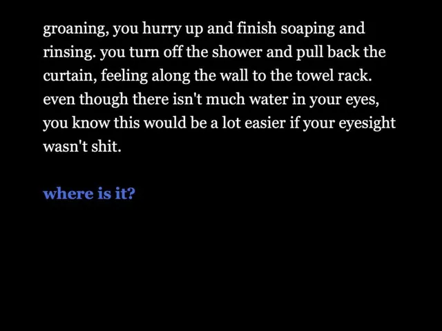 A Shower Story