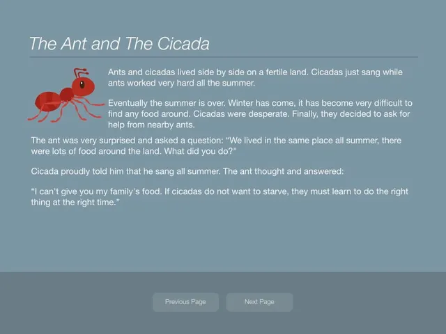 Aesop's Fables: A New Approach