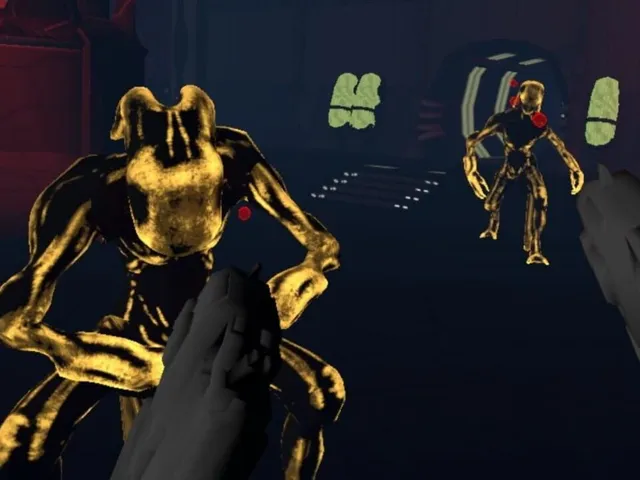 Alien Shooter in Space Cradle: Virtual Reality