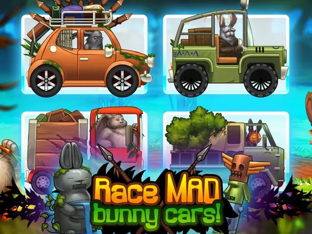 Angry Bunny Race: Jungle Road