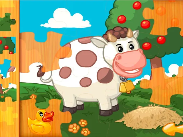 Animal Farm Jigsaw Games for Toddlers, Babys and Kids
