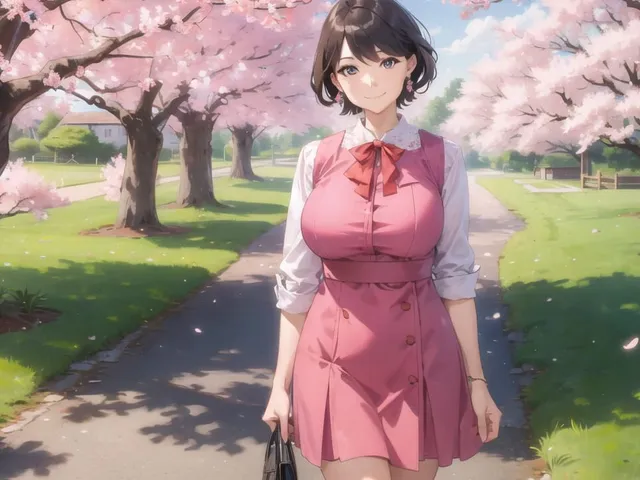 Anime Girls: Sakura Love