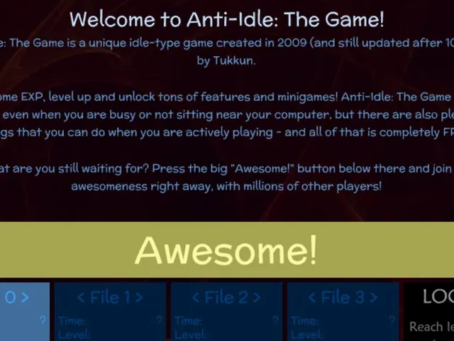 Anti-Idle: The Game
