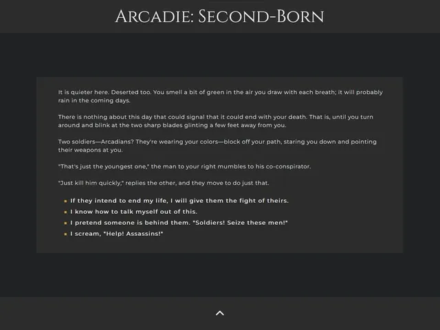 Arcadie: Second-Born