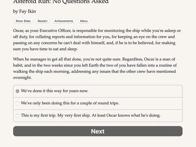 Asteroid Run: No Questions Asked