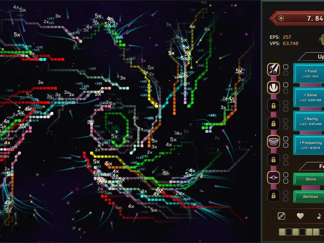 Auto Snakes in Outer Space