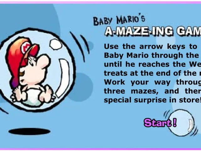 Baby Mario's A-Maze-ing Game