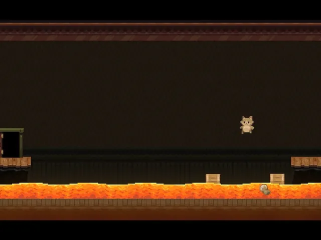 Backrooms Cats and Lava