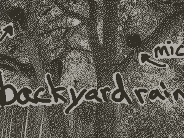 Backyard Rain Soundscape