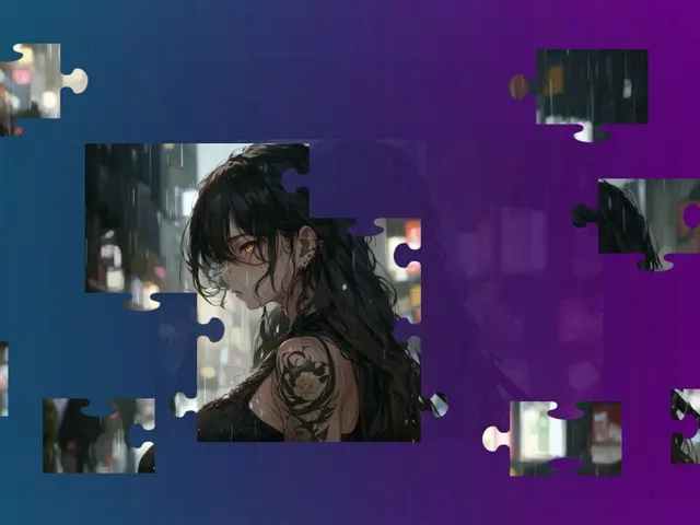 Beautiful Anime Puzzles: Rainy Days