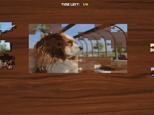 Bepuzzled Puppy Dog Jigsaw Puzzle