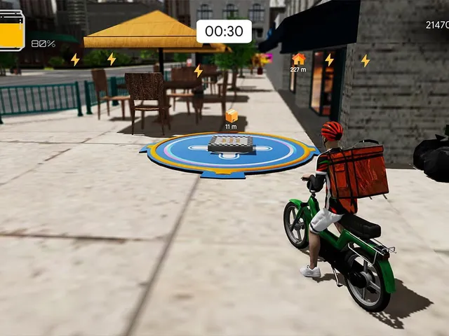 Bike Food Delivery Simulator