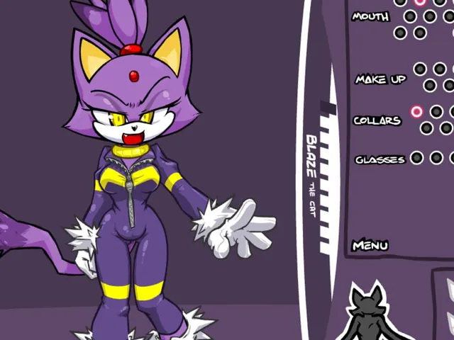 Blaze the Cat Dress Up