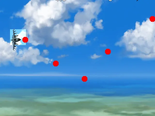 Blue sky fighter