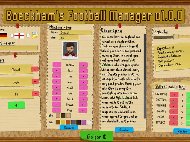 Boeckham's Football Manager