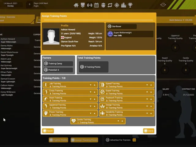 Boxing Club Manager