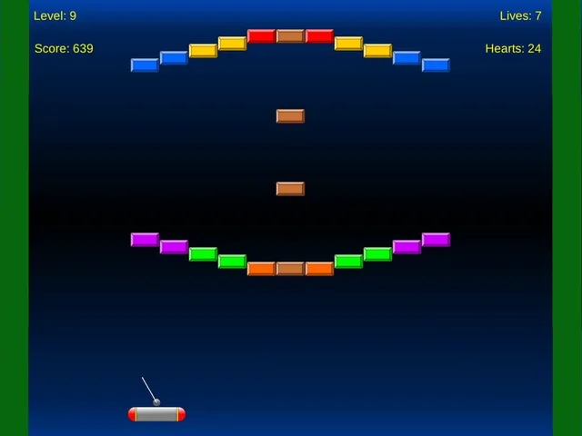 Brick Breaker Heart Collector