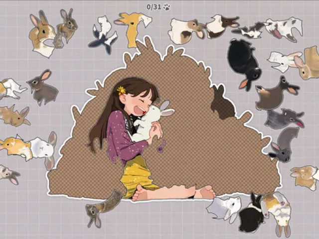 Bunnies Huddled Together