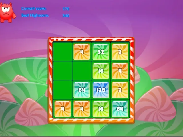 Candy 2048 Challenge