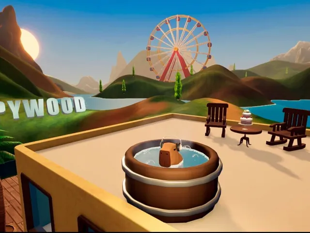 Capybara Hot Tub